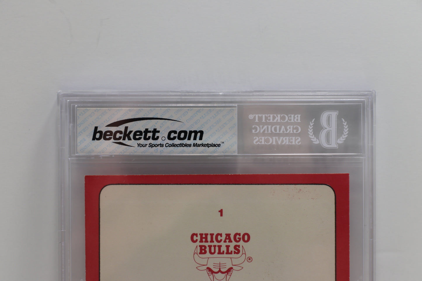1985 STAR TEAM SUPERS 5x7 #CB1 Michael Jordan CHICAGO BULLS ROOKIE BGS 8