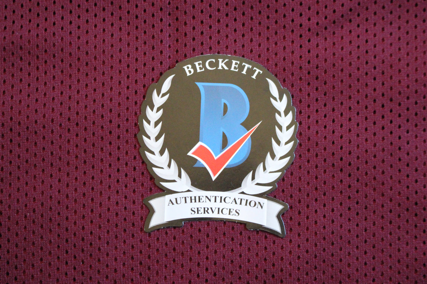 JIMMY JOHNSON SIGNED FOOTBALL JERSEY ARKANSAS RAZORBACKS w/INSC Cowboys BAS