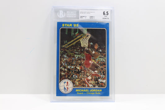 1984-85 STAR COURT KINGS 5x7 #26 MICHAEL JORDAN Chicago Bulls BGS 6.5