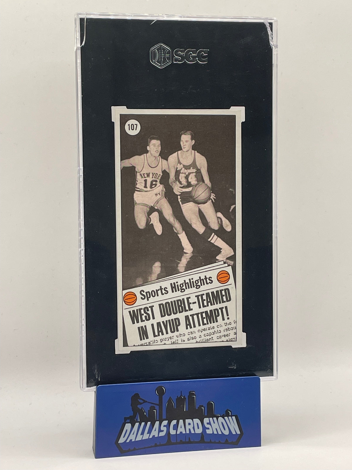 1970-71 Topps #107 Jerry West All-Star SGC 7