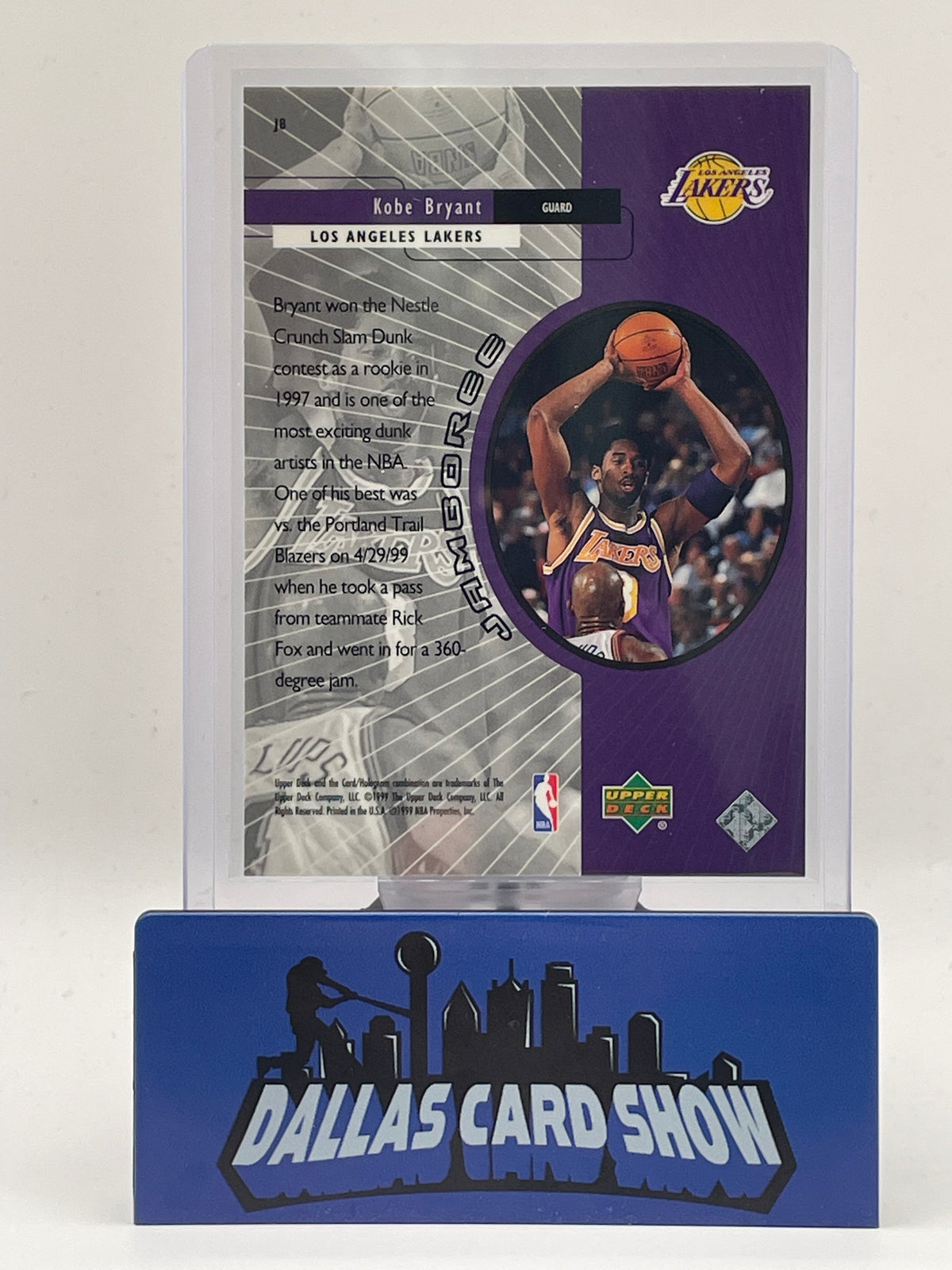 1999 Upper Deck #J8 Kobe Bryant Jam Force