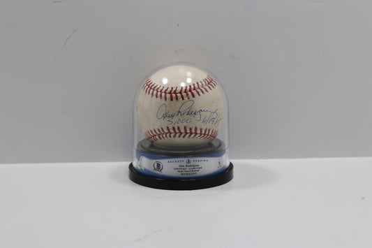 ALEX RODRIGUEZ SIGNED 3000th HIT GAME USED BASEBALL MLB AUTH BECKETT ENCAP
