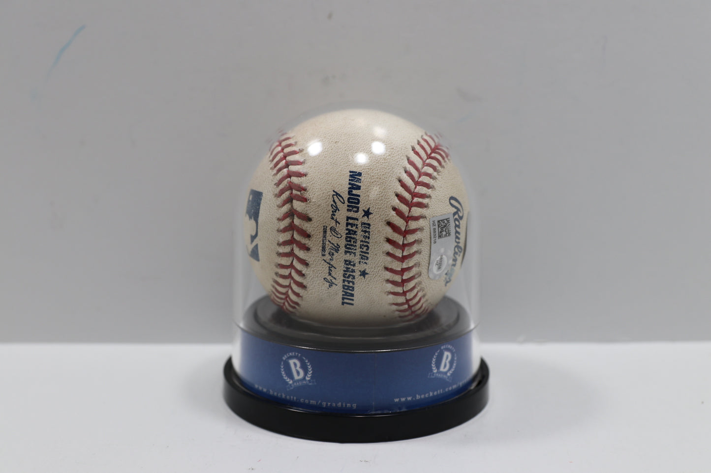 ALEX RODRIGUEZ SIGNED 3000th HIT GAME USED BASEBALL MLB AUTH BECKETT ENCAP