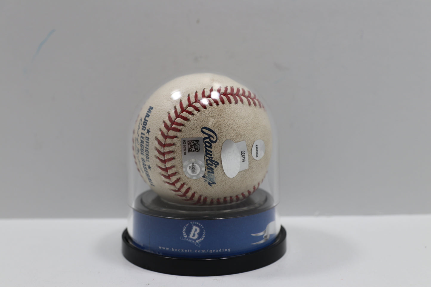 ALEX RODRIGUEZ SIGNED 3000th HIT GAME USED BASEBALL MLB AUTH BECKETT ENCAP