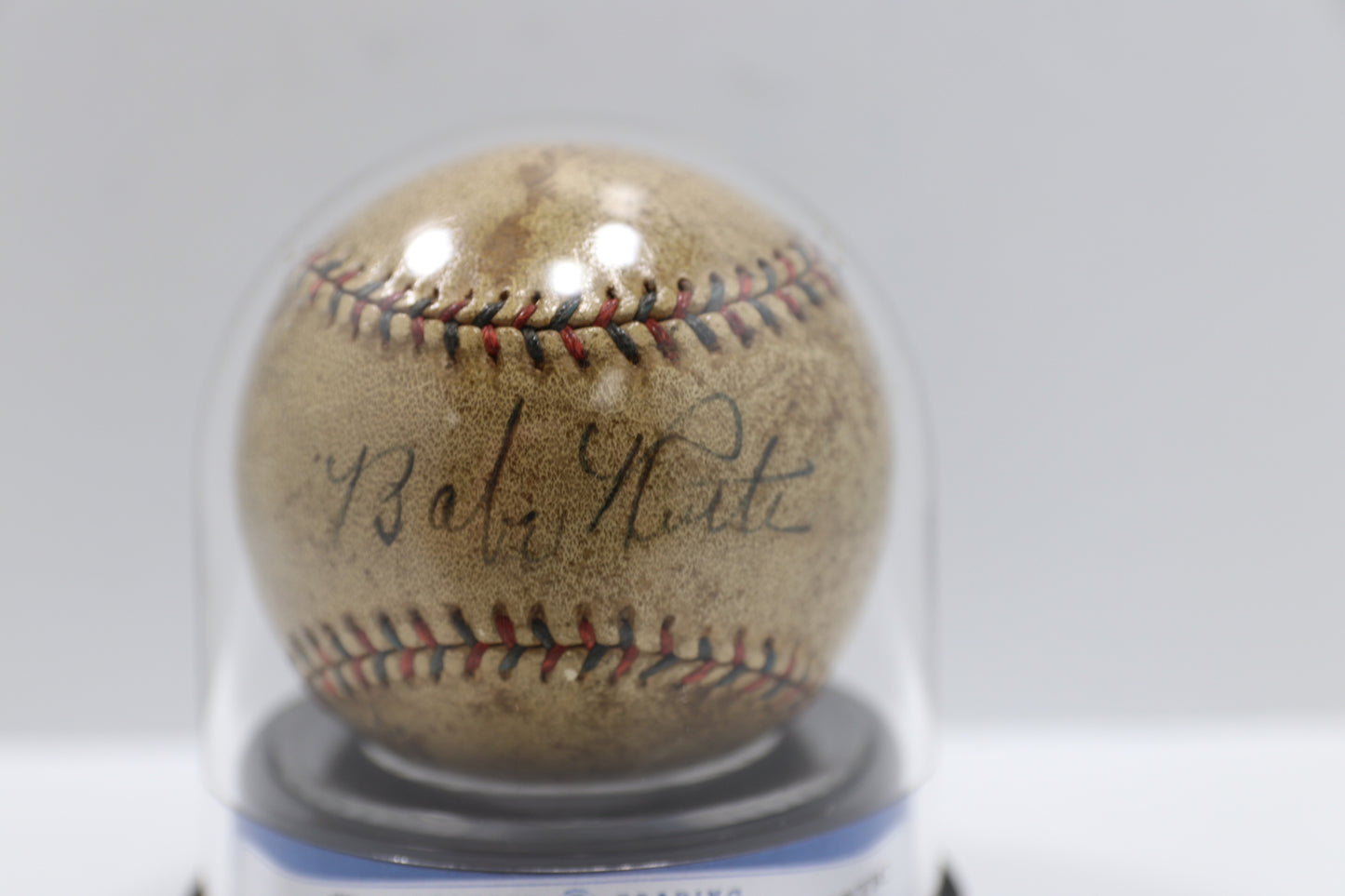 BABE RUTH & LOU GEHRIG New York Yankees SIGNED BASEBALL BAS ENCAP JSA PSA LOA