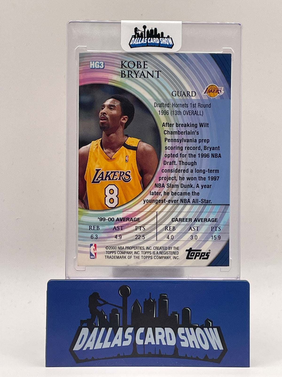 2000 Topps #HG3 Kobe Bryant Hidden Gems