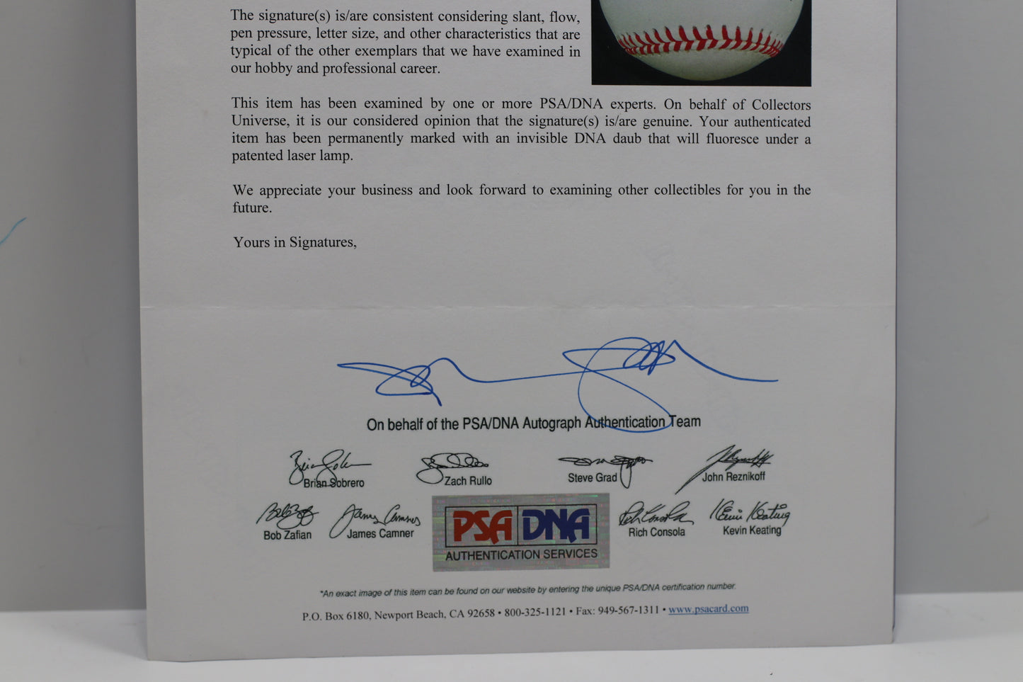 TED WILLIAMS SIGNED RAWLINGS BASEBALL BOSTON RED SOX PSA/DNA LOA