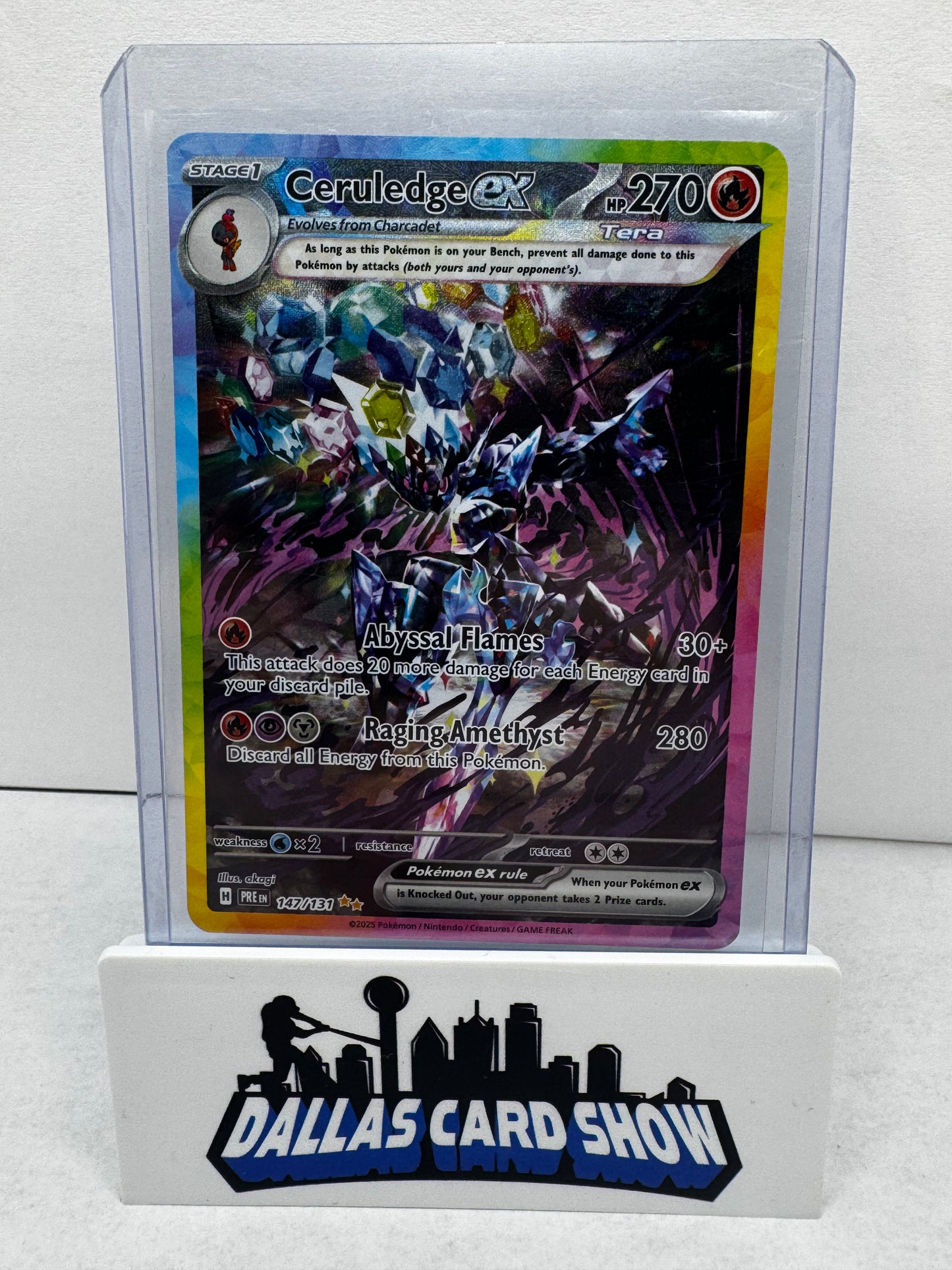 2025 Pokemon - Ceruledge ex Special Illustration Rare - 147/131 Prismatic