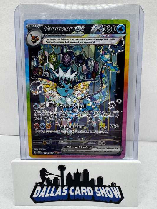 2025 Pokemon - Vaporeon ex Special Illustration Rare - 149/131 Prismatic