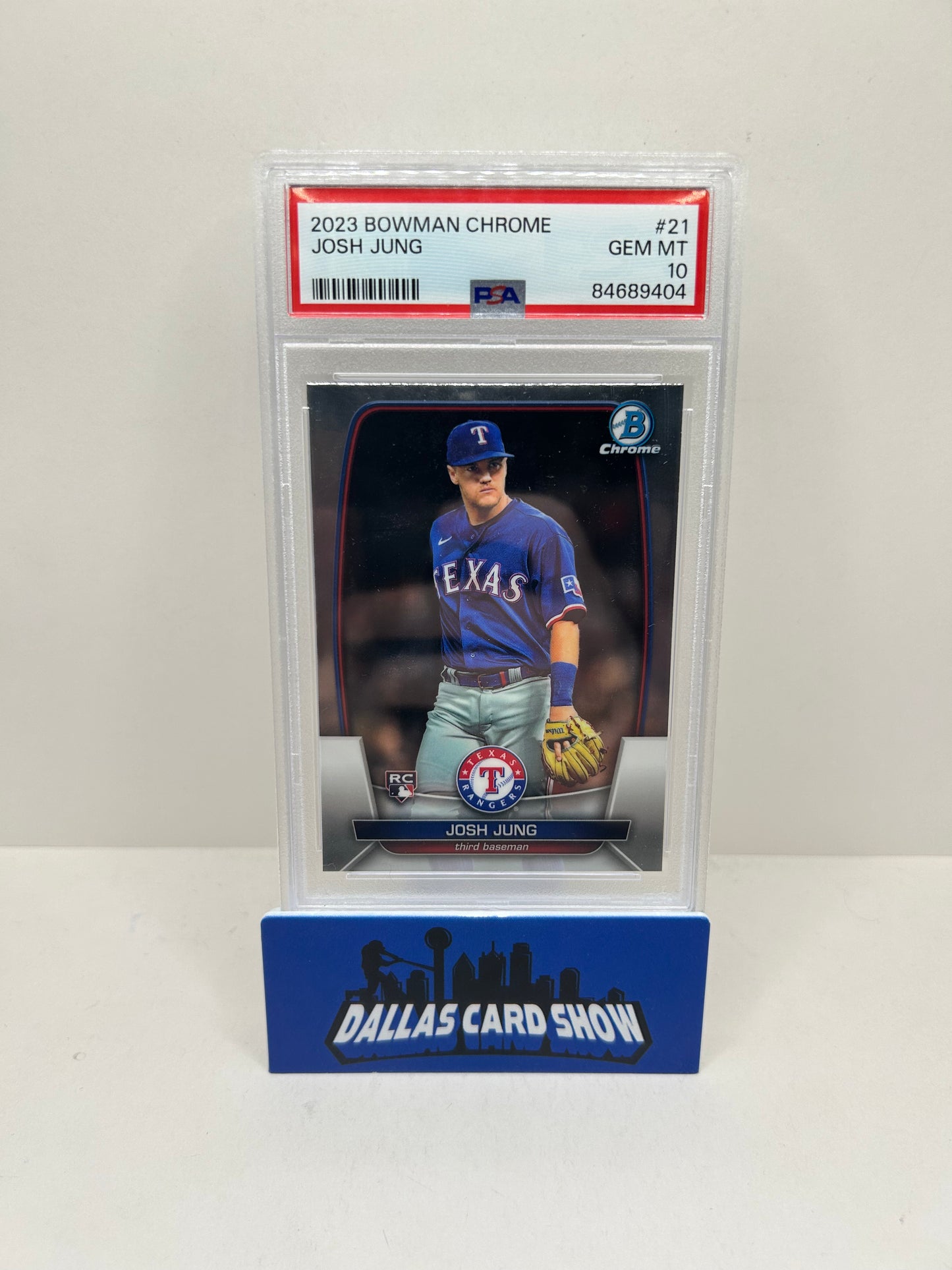 2023 Bowman Chrome #21 Josh Jung PSA 10