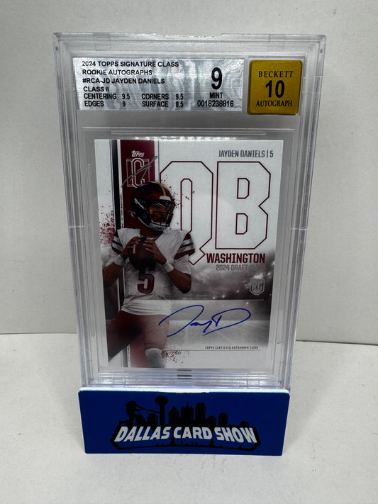 2024 Topps Signature Series - Jayden Daniels Auto BGS 9 Auto 10