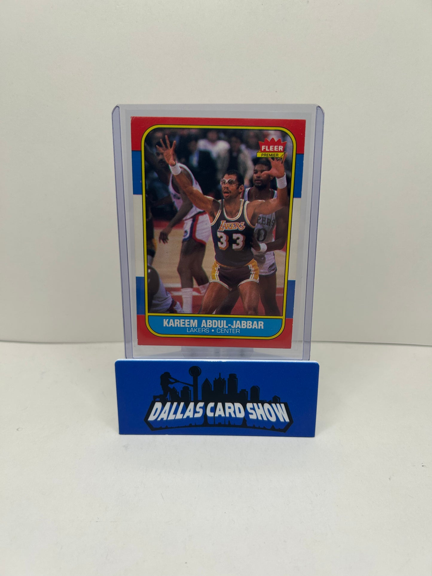 1986-87 Fleer Basketball Kareem Abdul-Jabbar #1 - Los Angeles Lakers