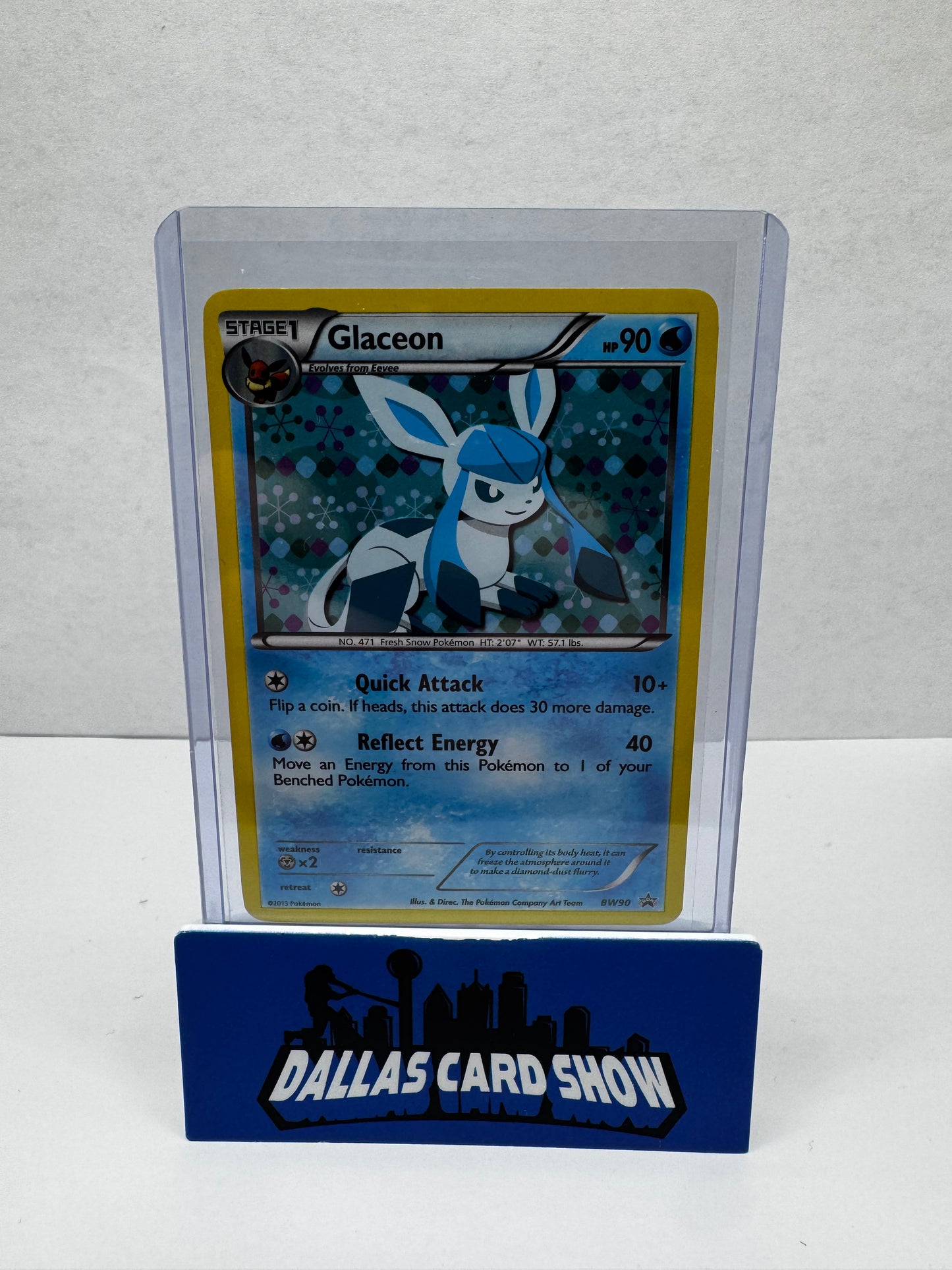 2013 Pokemon - Glaceon Holo - BW90 BSP