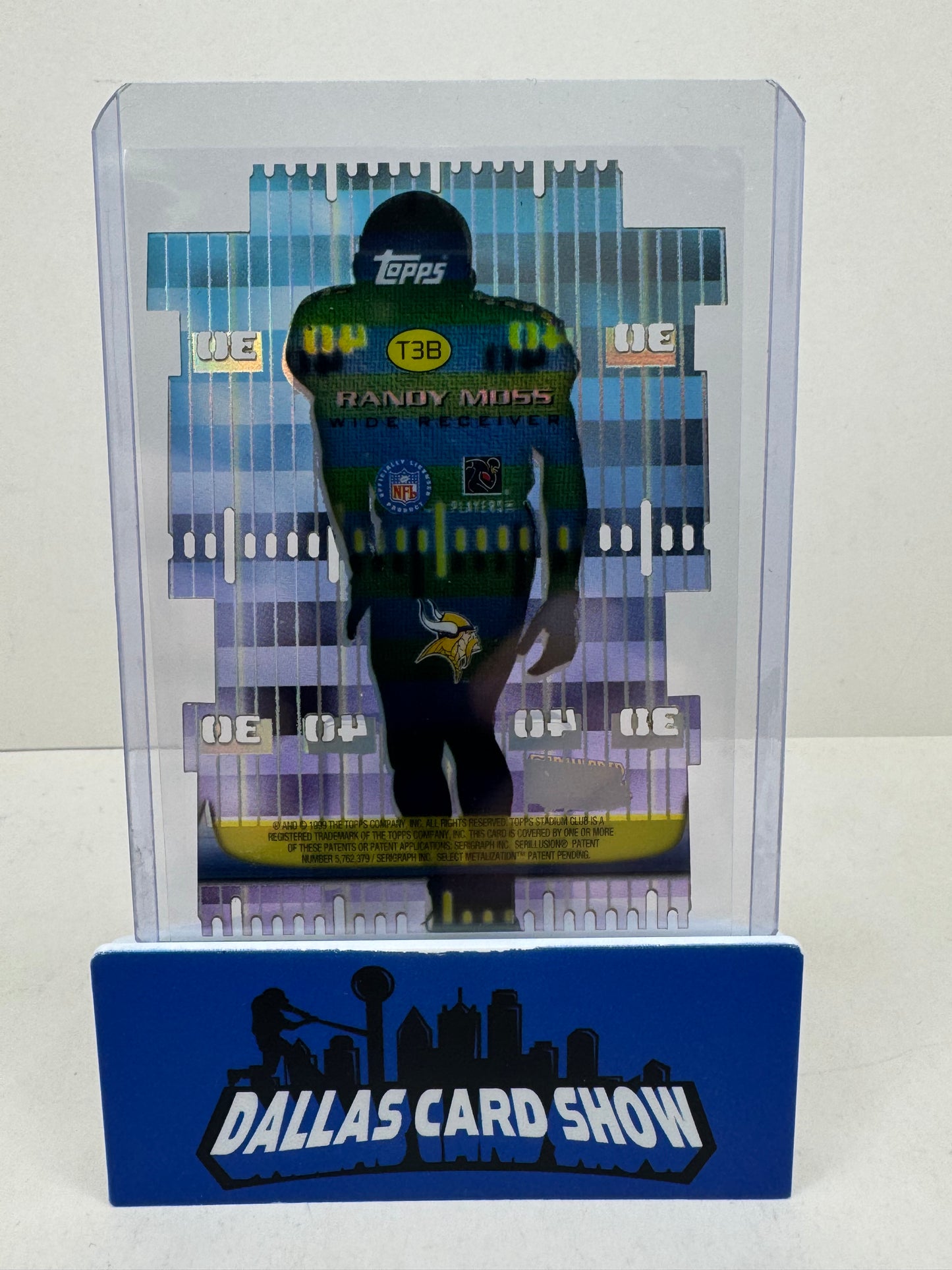 1999 Stadium Club 3x3 Illuminator Randy Moss #T3B