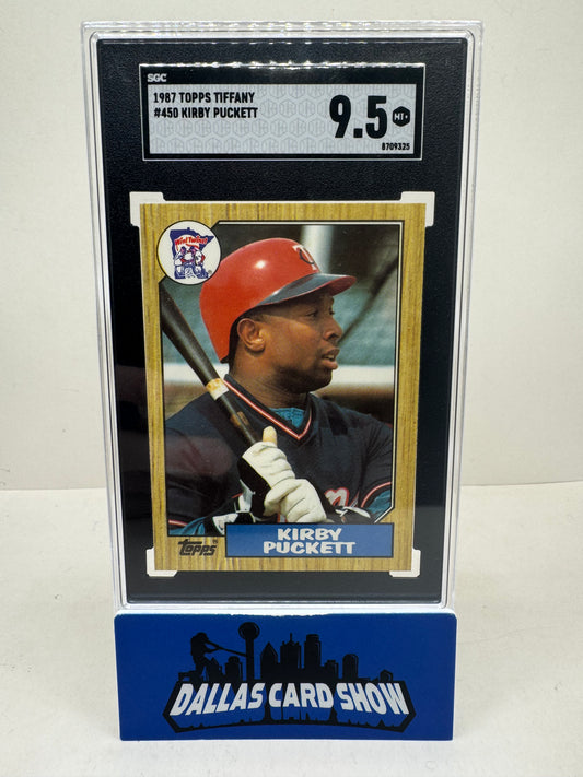 1987 Topps Tiffany Kirby Puckett #450 SGC 9.5