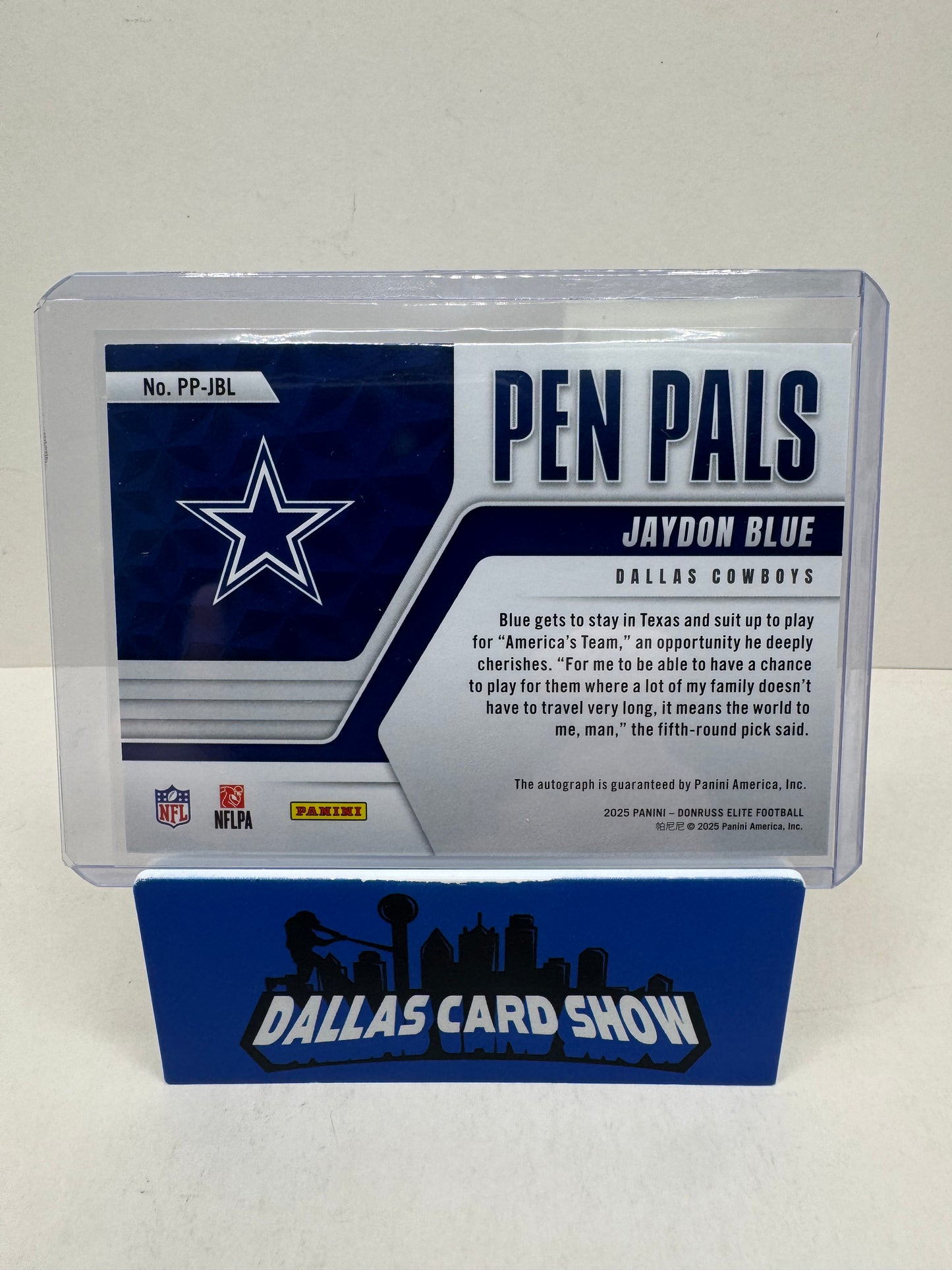 2025 Donruss Elite Jaydon Blue Pen Pals Auto PP-JBL