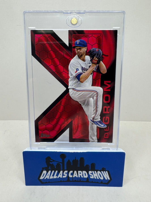 2025 Topps Jacob DeGrom Reverse K Zone Die-Cut Case Hit