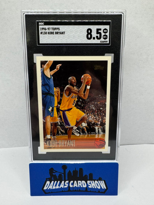 1996-97 Topps Kobe Bryant #138 SGC 8.5