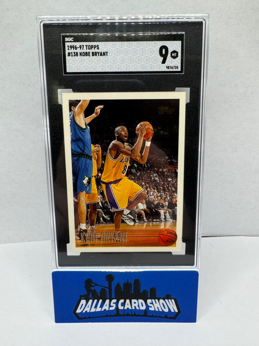 1996-97 Topps Kobe Bryant #138 SGC 9