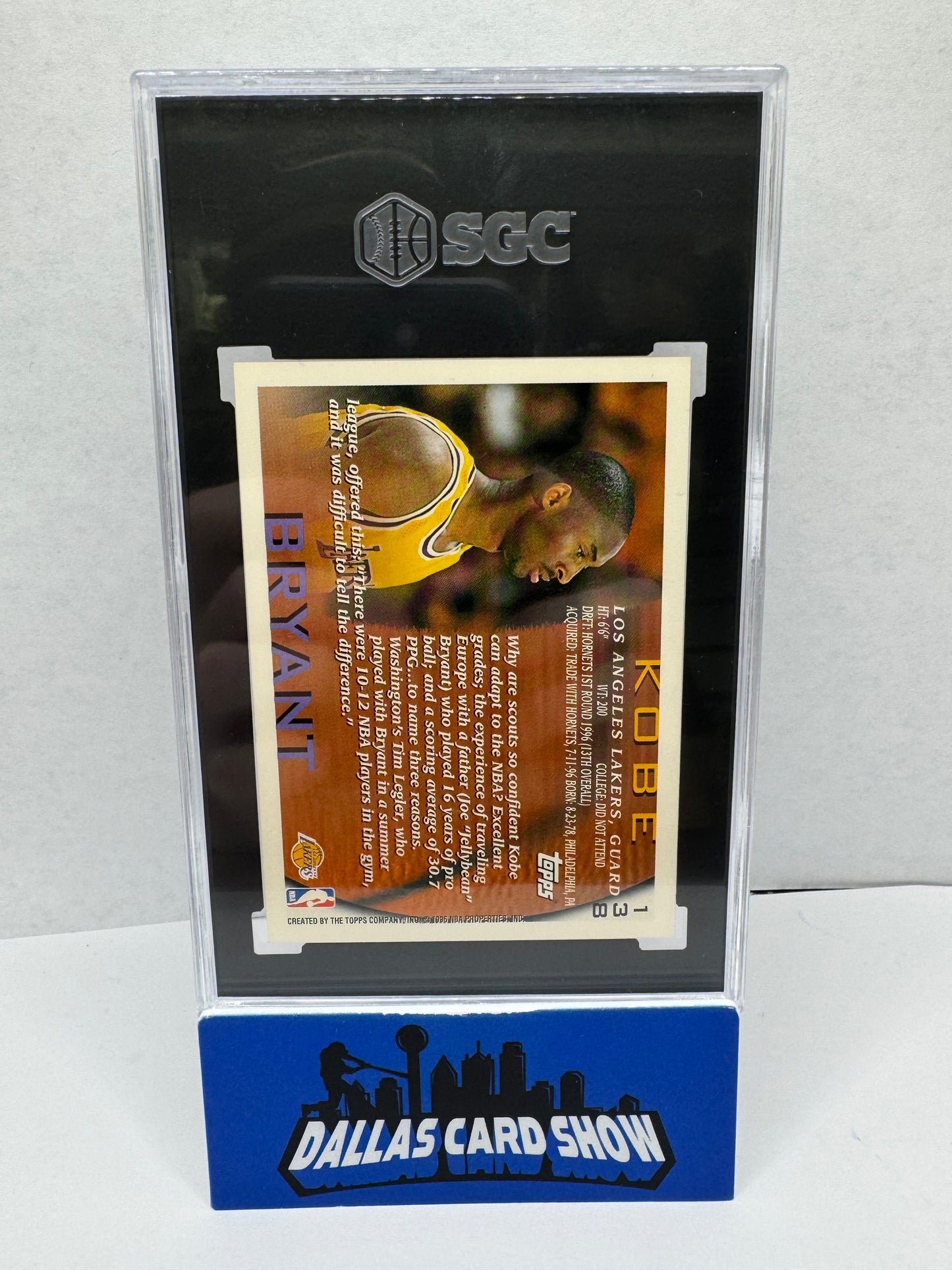 1996-97 Topps Kobe Bryant #138 SGC 9