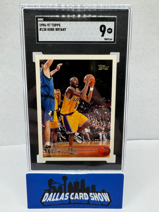 1996-97 Topps Kobe Bryant #138 SGC 9