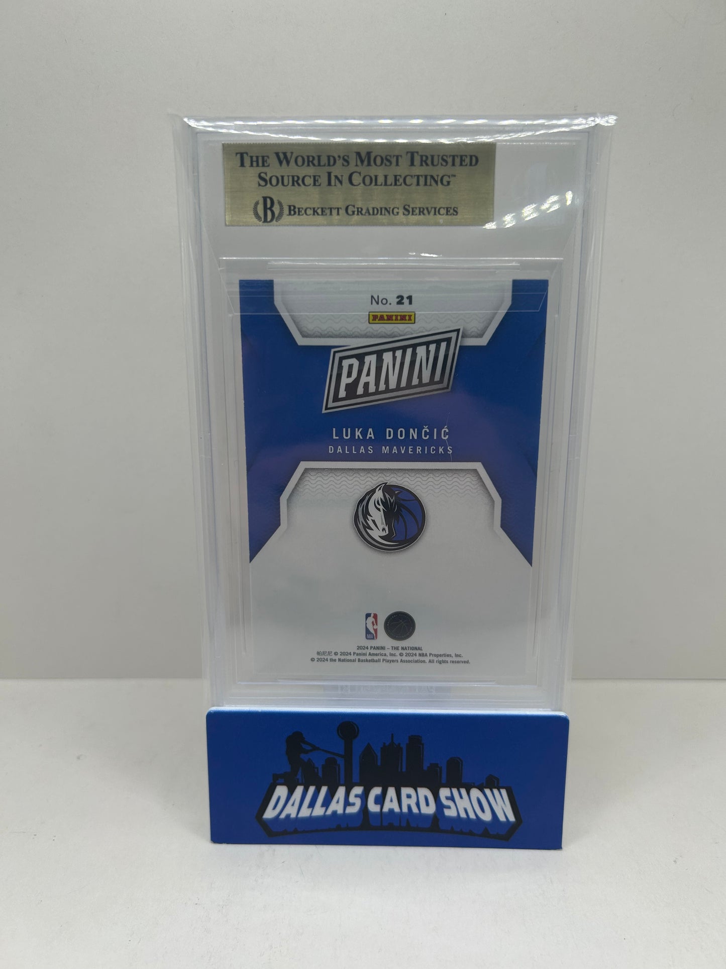 2024 Panini National Convention Orange #21 Luka Doncic SP /199 BGS 9.5