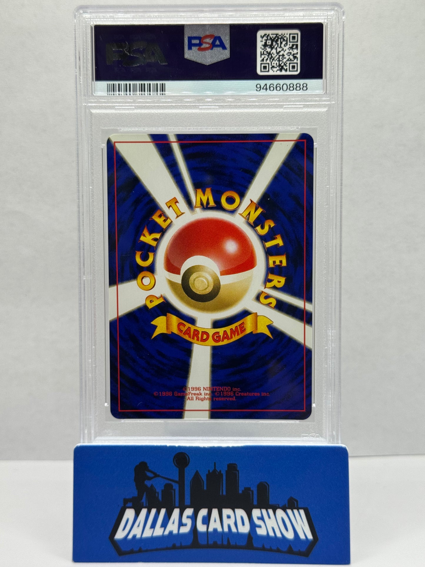 2000 Pokemon - Espeon (Holo) SWIRL - No. 196 JAPANESE NEO PSA 8