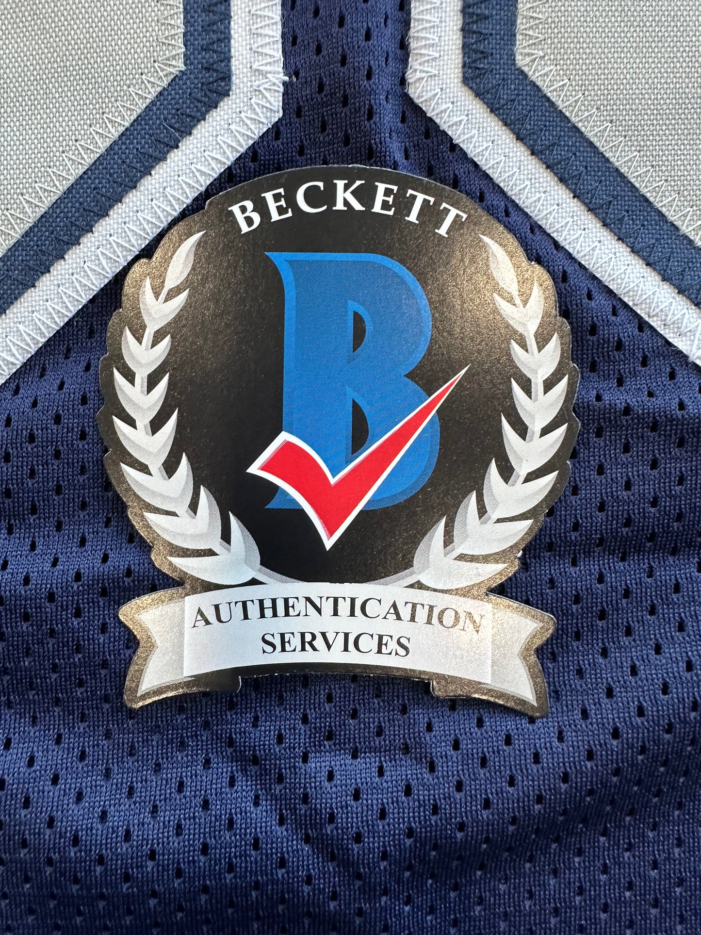 DREW PEARSON DALLAS COWBOYS SIGNED BLUE JERSEY w/HOF 21 Inscription BAS