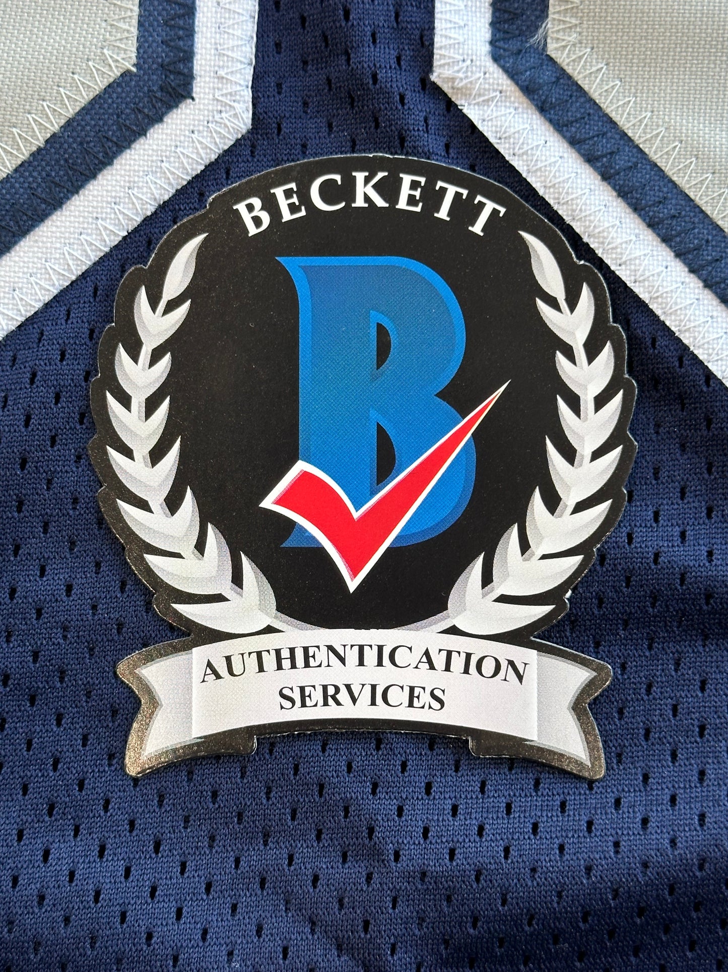 DREW PEARSON DALLAS COWBOYS SIGNED BLUE JERSEY w/HOF 21 Inscription BAS