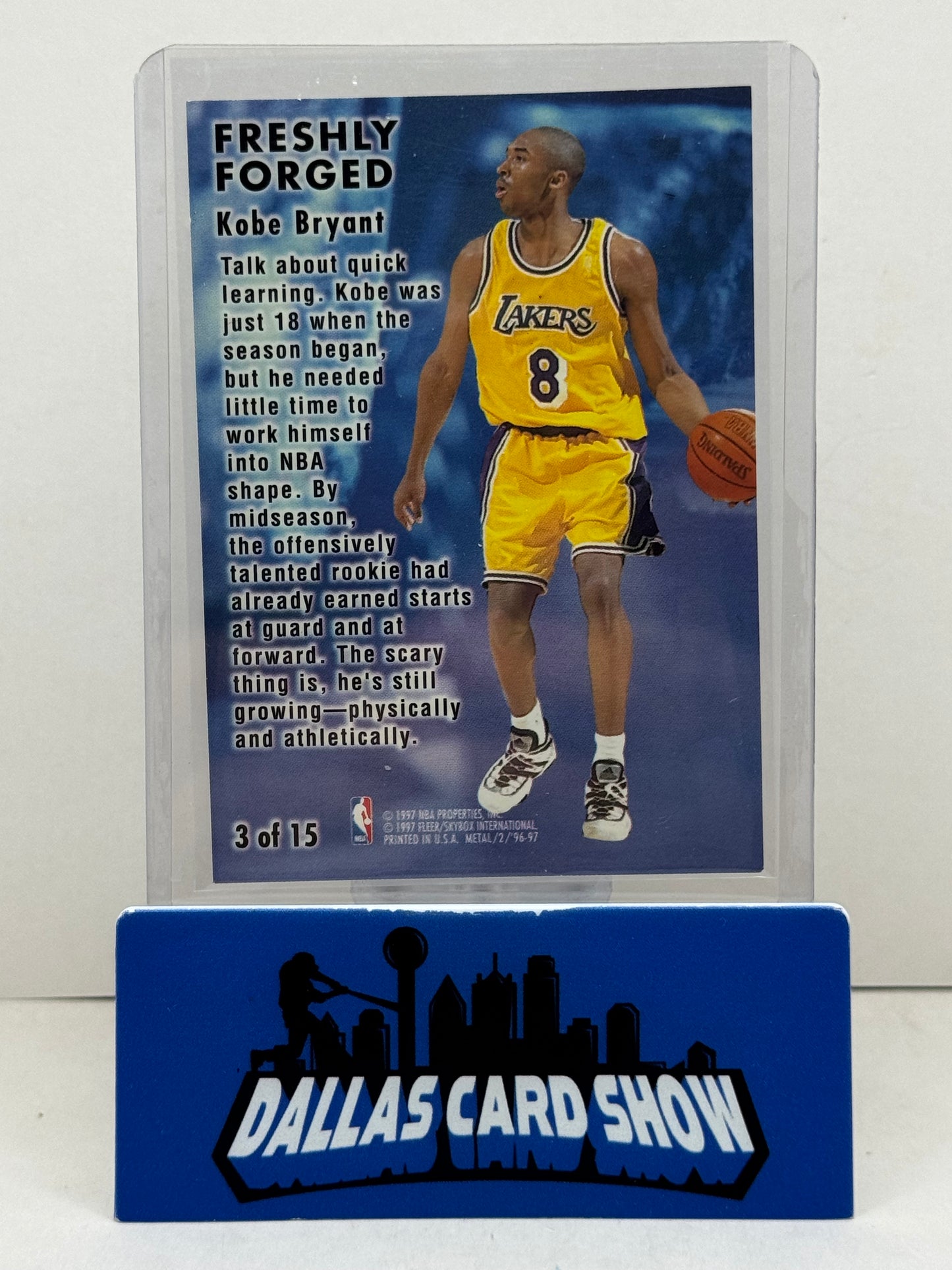 1997-98 Fleer Metal #3 Kobe Bryant Freshly Forged Los Angeles Lakers