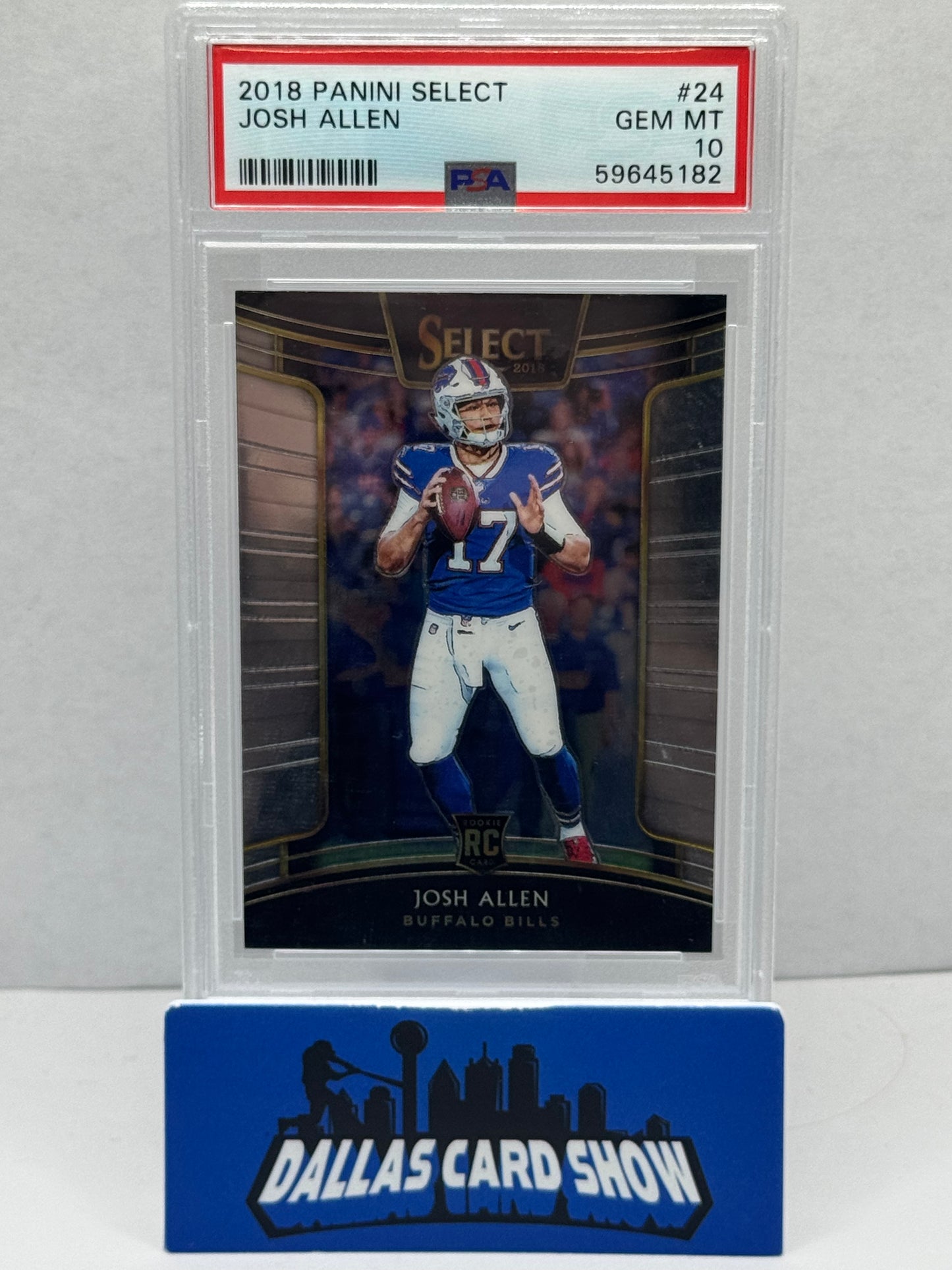 2018 Panini Select Josh Allen Rookie #24 PSA 10