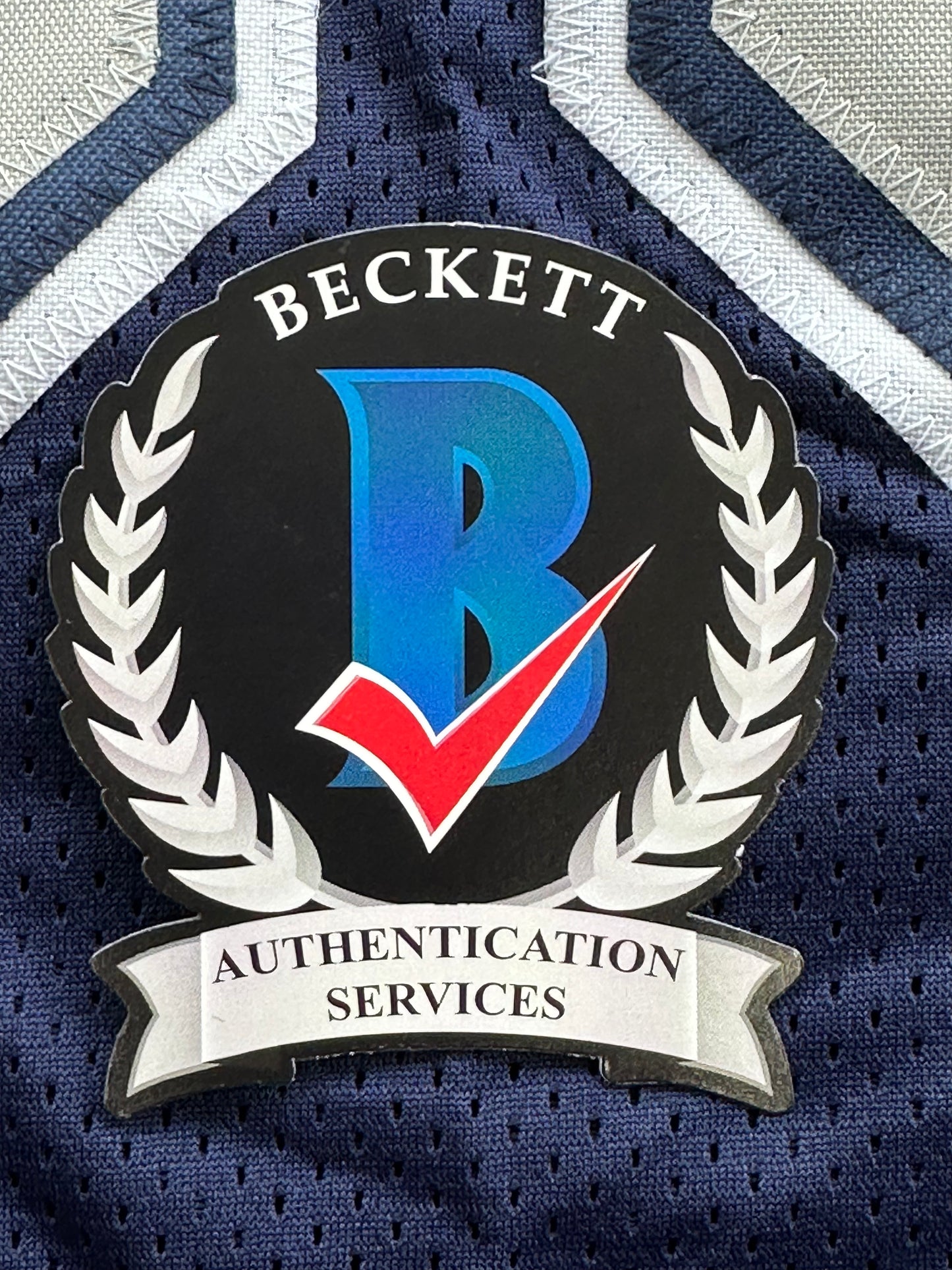 DREW PEARSON DALLAS COWBOYS SIGNED BLUE JERSEY w/HOF 21 Inscription BAS