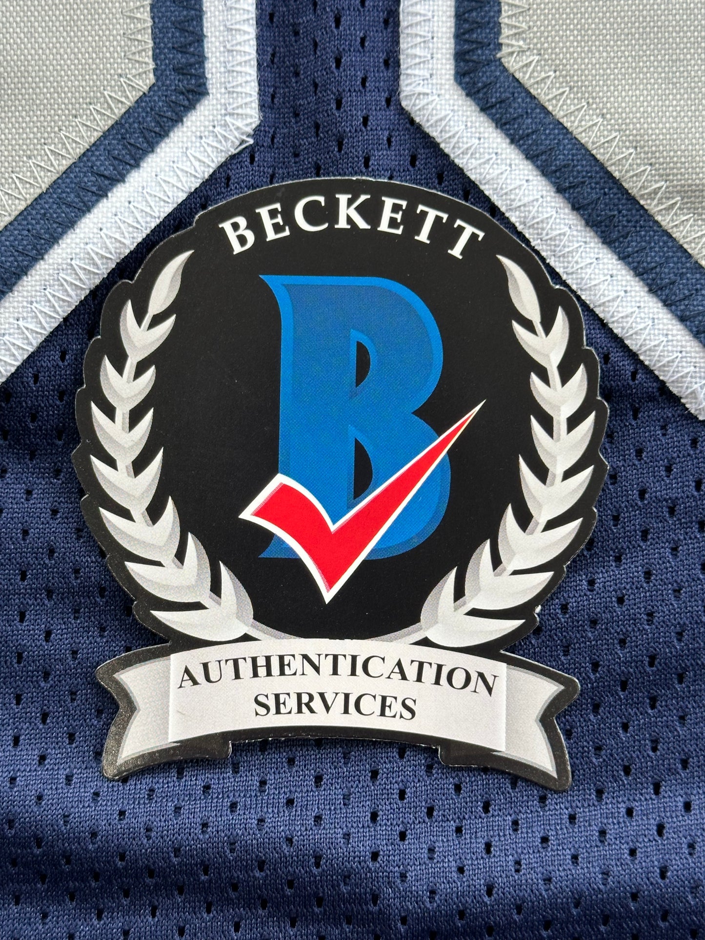 DREW PEARSON DALLAS COWBOYS SIGNED BLUE JERSEY w/HOF 21 Inscription BAS