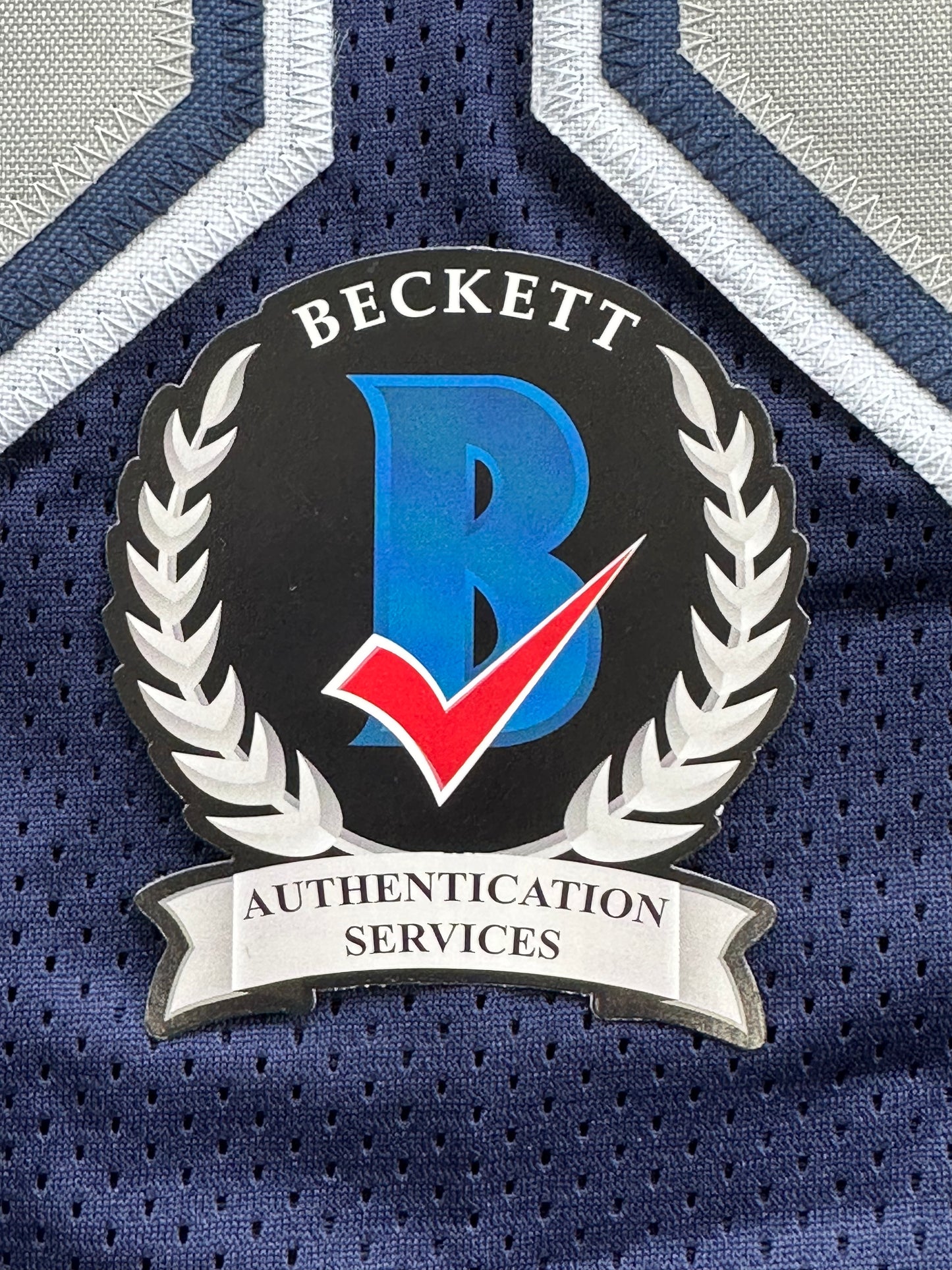 DREW PEARSON DALLAS COWBOYS SIGNED BLUE JERSEY w/HOF 21 Inscription BAS