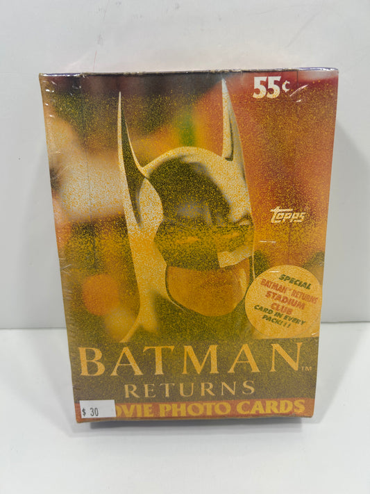 1992 Topps Batman Returns Movie Photo Cards Box 36 Factory Sealed Packs