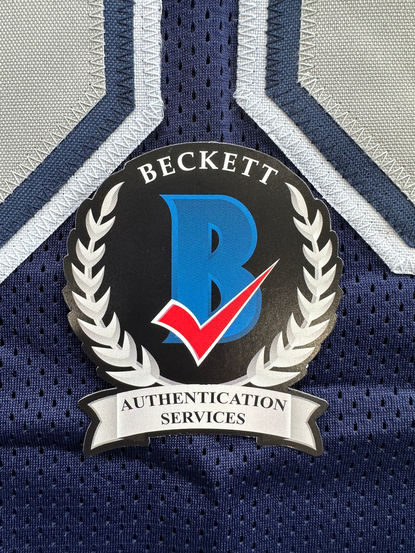 DREW PEARSON DALLAS COWBOYS SIGNED BLUE JERSEY w/HOF 21 Inscription BAS