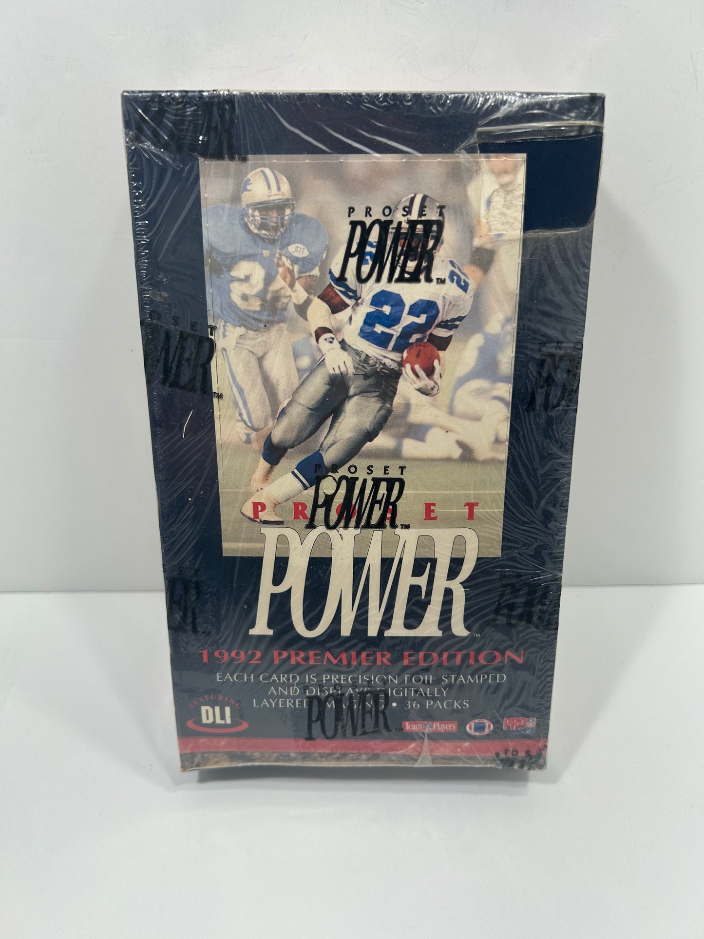 1992 Pro Set Power Football Premier Edition Box Sealed (36 Packs)