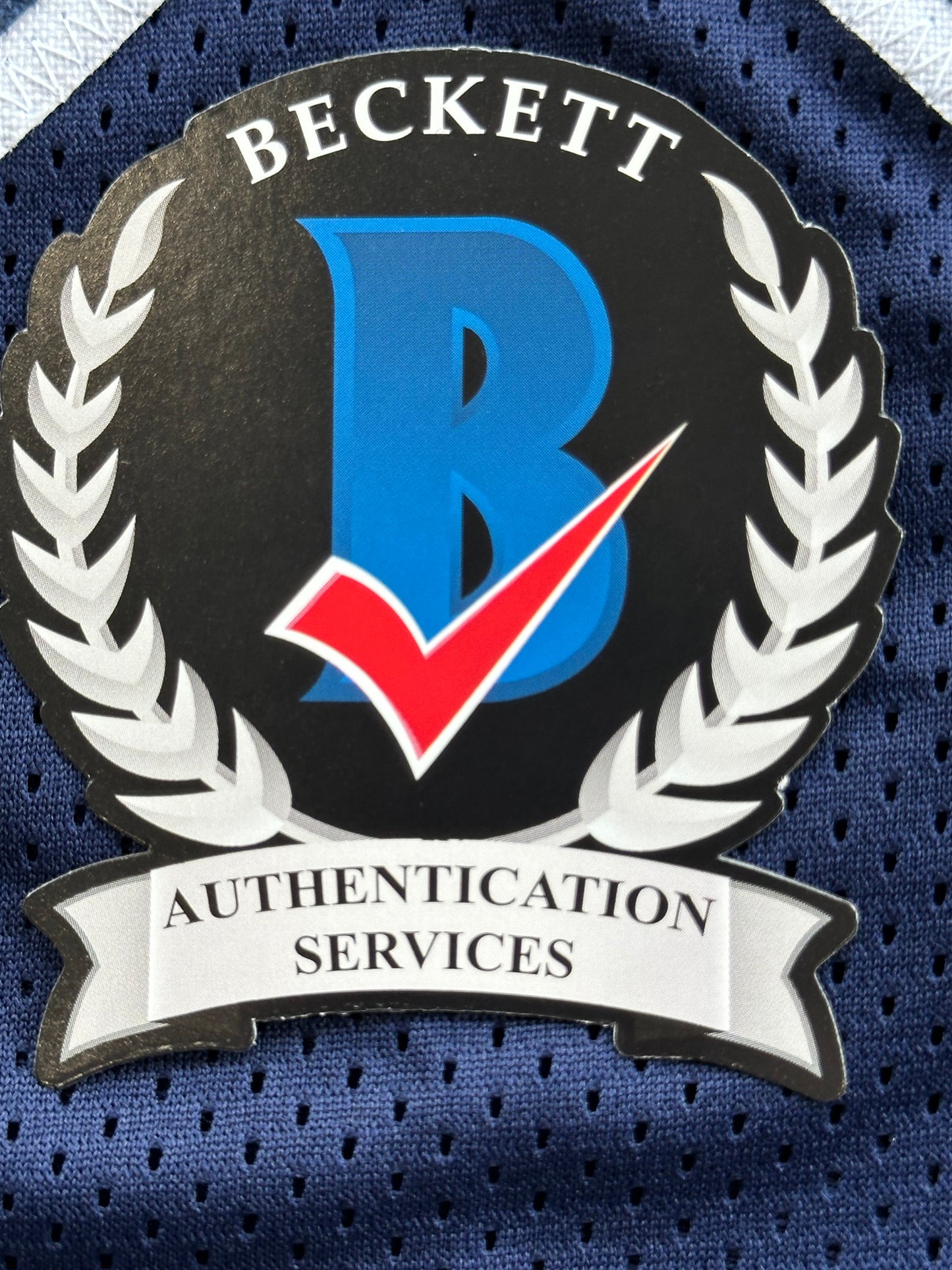 DREW PEARSON DALLAS COWBOYS SIGNED BLUE JERSEY w/HOF 21 Inscription BAS