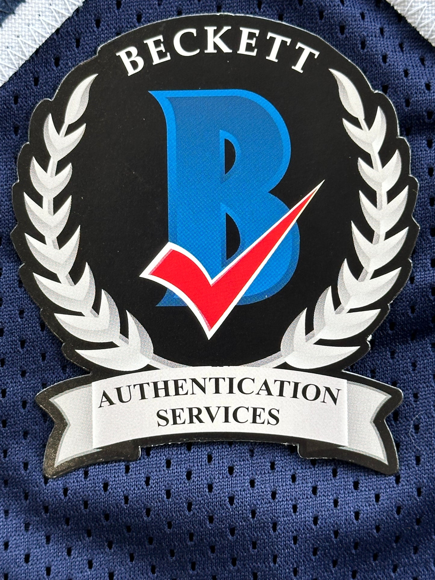 DREW PEARSON DALLAS COWBOYS SIGNED BLUE JERSEY w/HOF 21 Inscription BAS