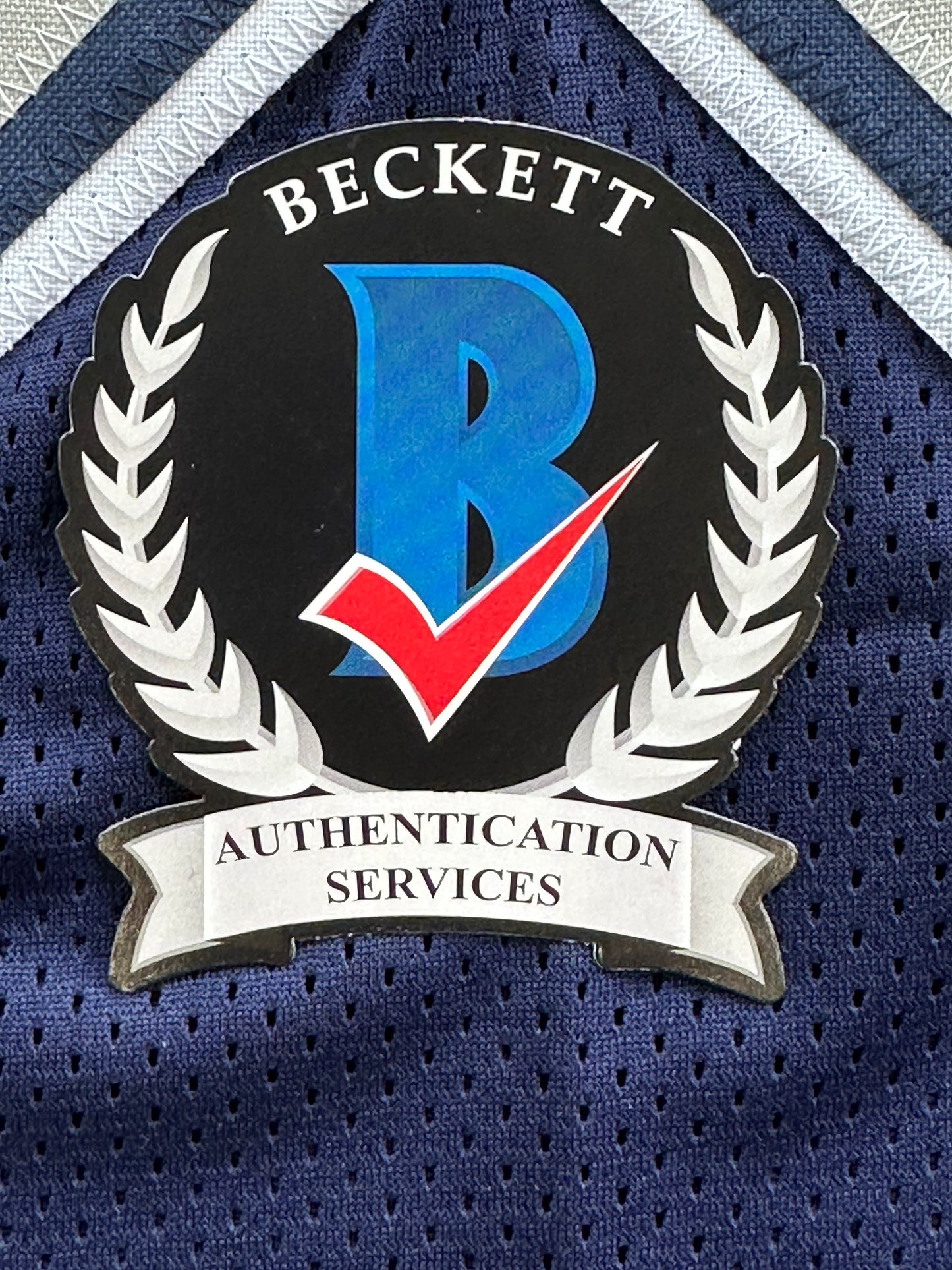 DREW PEARSON DALLAS COWBOYS SIGNED BLUE JERSEY w/HOF 21 Inscription BAS