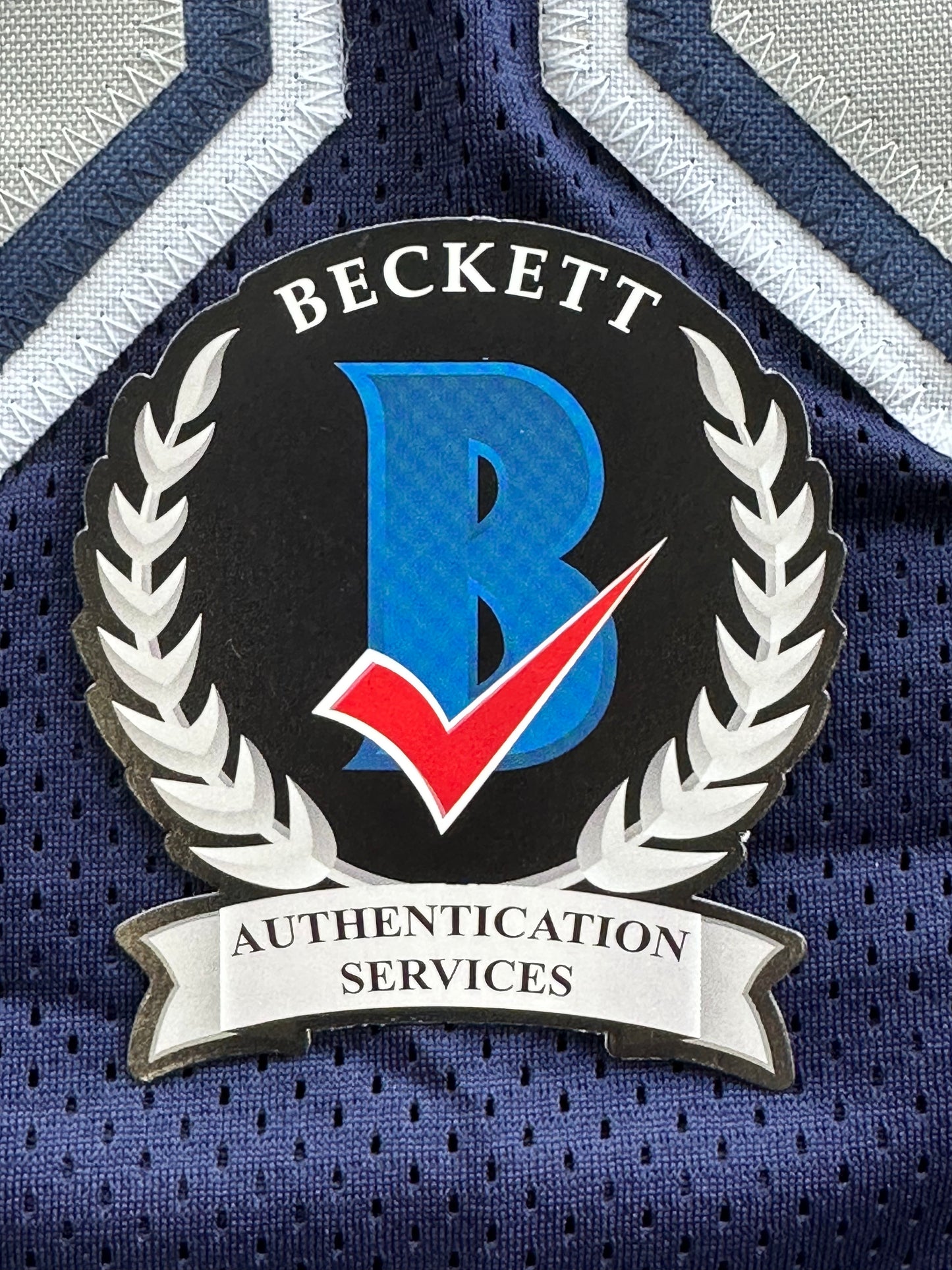 DREW PEARSON DALLAS COWBOYS SIGNED BLUE JERSEY w/HOF 21 Inscription BAS