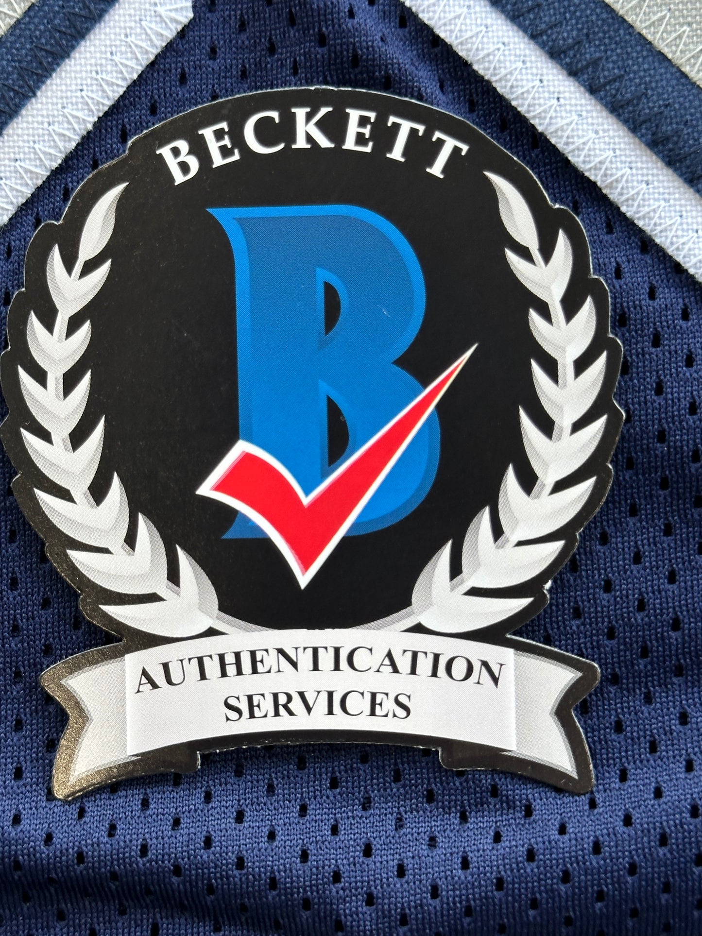 DREW PEARSON DALLAS COWBOYS SIGNED BLUE JERSEY w/HOF 21 Inscription BAS