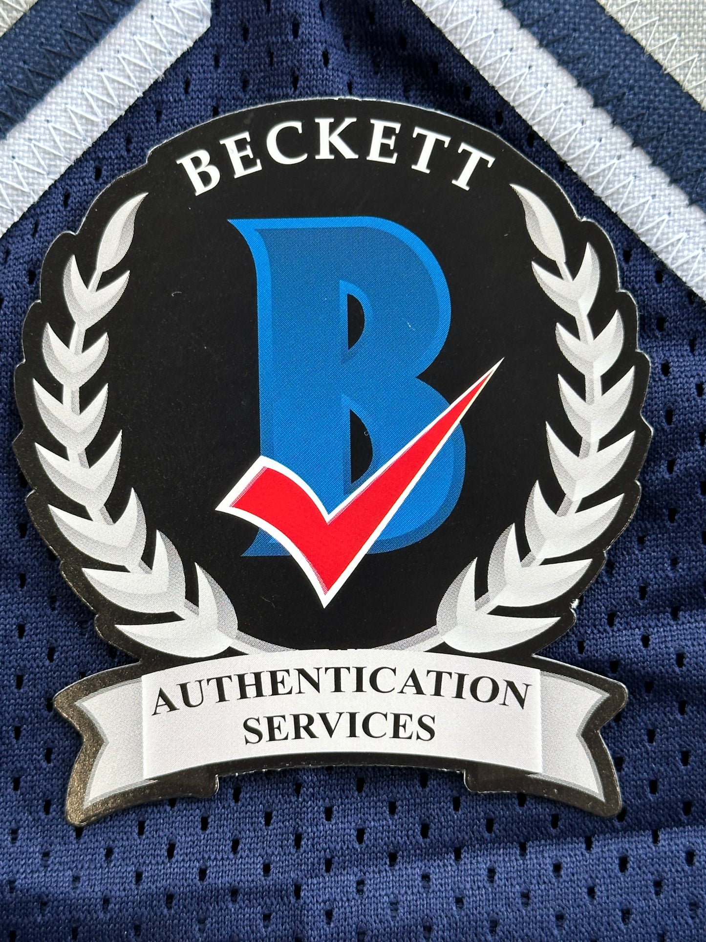 DREW PEARSON DALLAS COWBOYS SIGNED BLUE JERSEY w/HOF 21 Inscription BAS