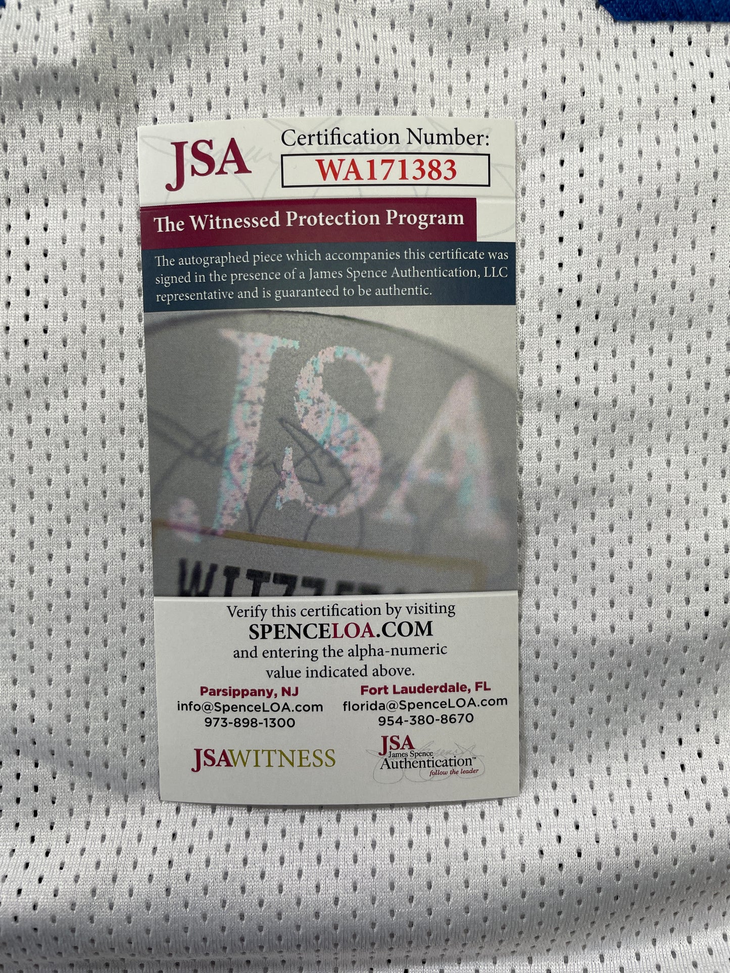 JOHN NILAND DALLAS COWBOYS SIGNED JERSEY Iowa Hawkeyes w/INSCs JSA COA