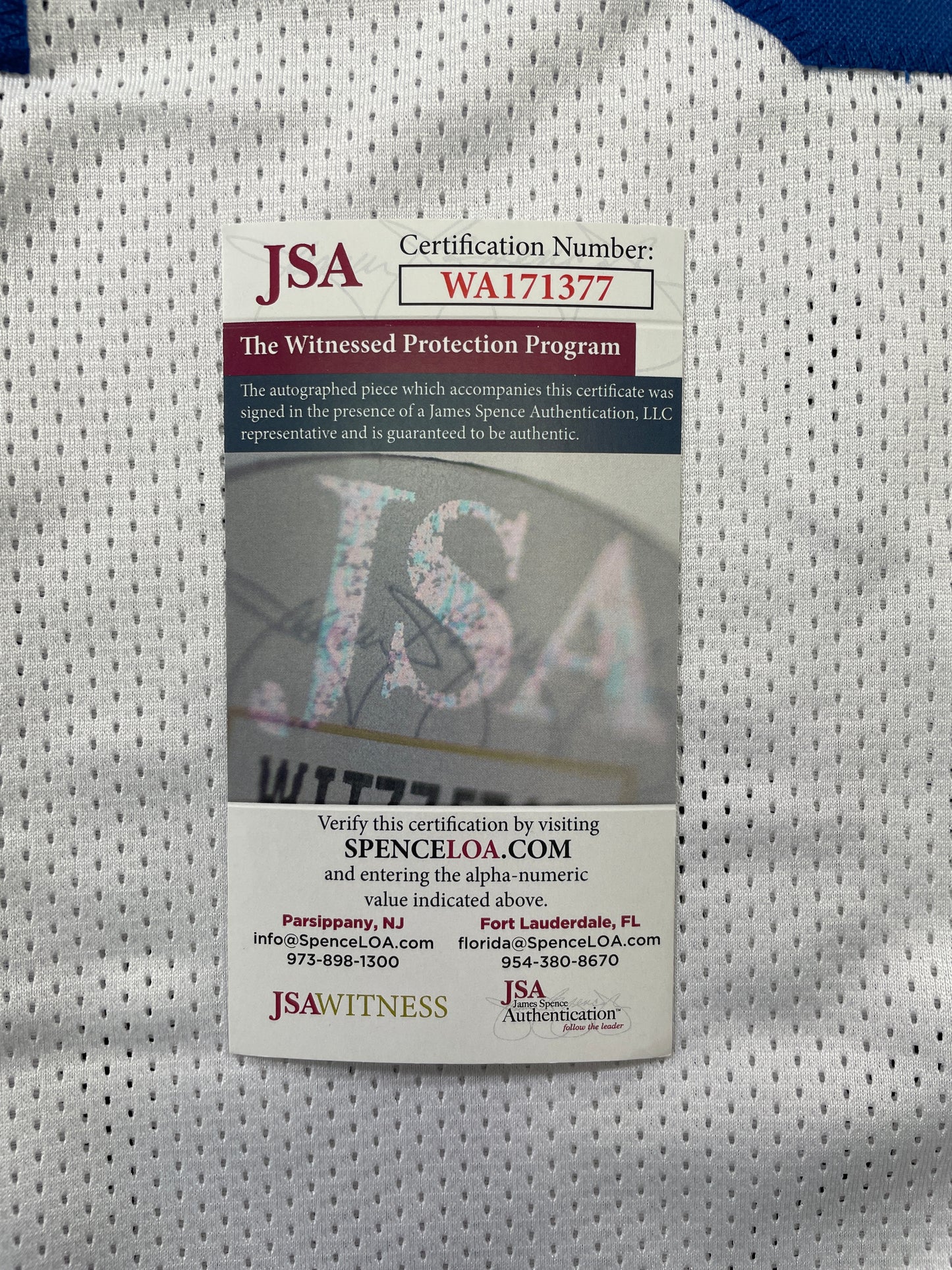 JOHN NILAND DALLAS COWBOYS SIGNED JERSEY Iowa Hawkeyes w/INSCs JSA COA