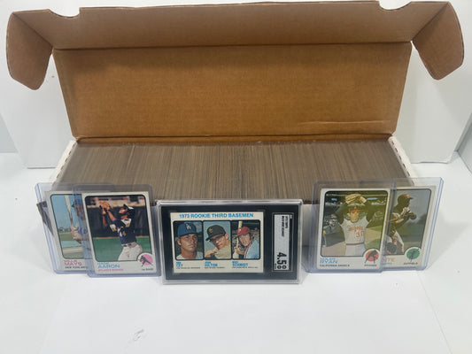1973 TOPPS BASEBALL COMPLETE SET (1-660) MIKE SCHMIDT SGC 4.5