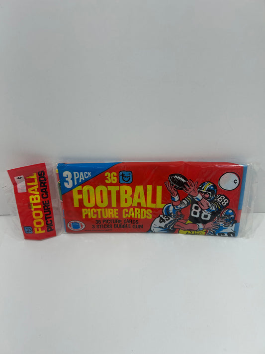 1979 Topps Football Grocery Rack Triple Wax Packs