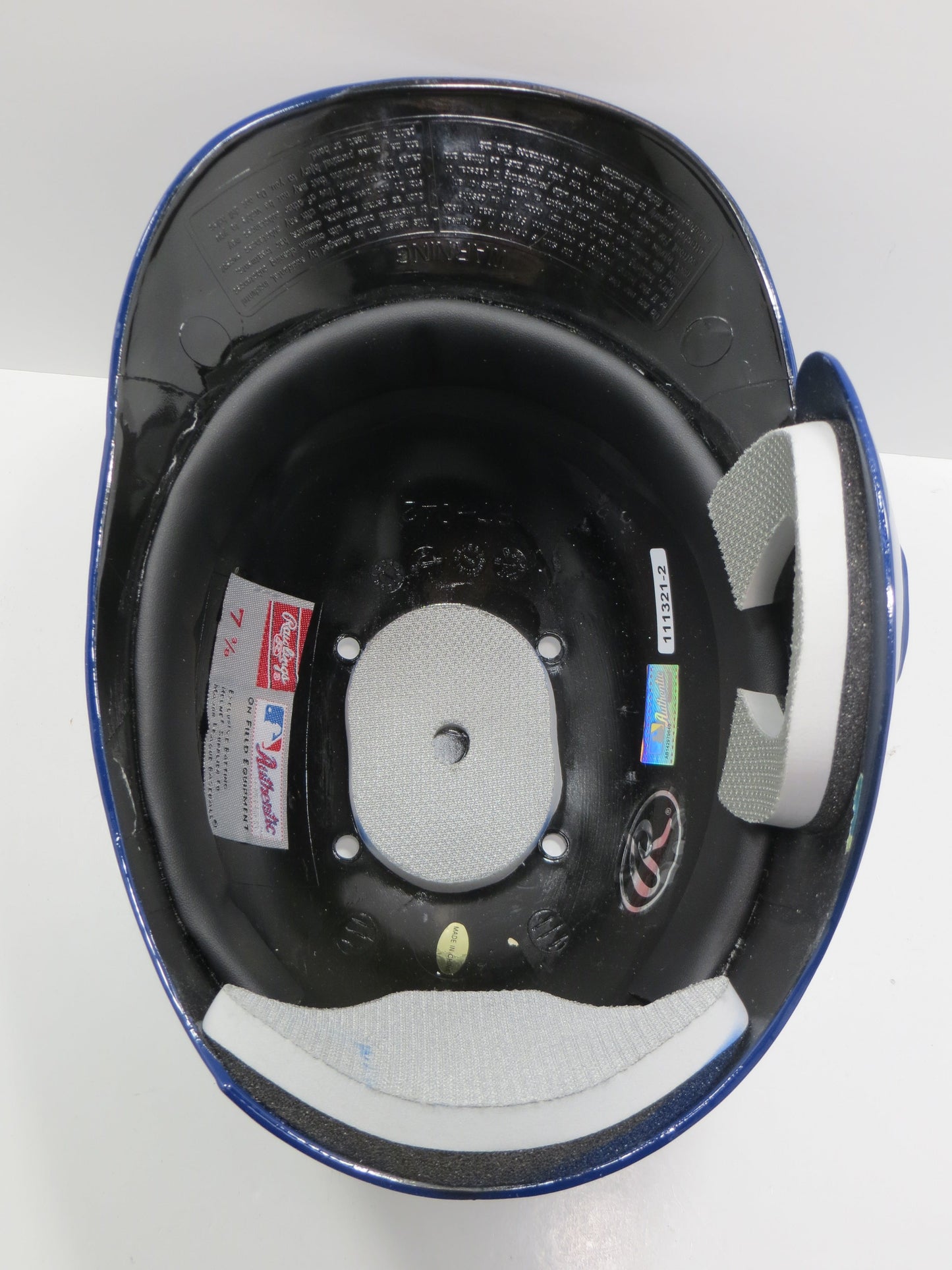 EVAN CARTER SIGNED FULL SIZE RAWLINGS TEXAS RANGERS HELMET w/FullCount JSA