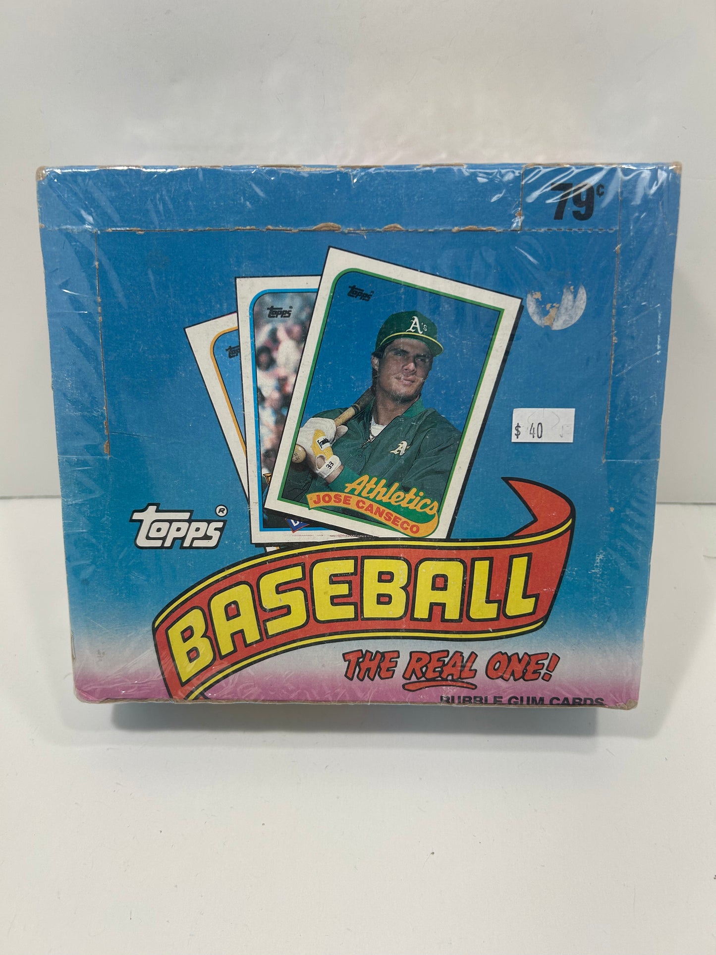 1989 Topps Baseball Cello Packs Box - 24 Packs - Sealed