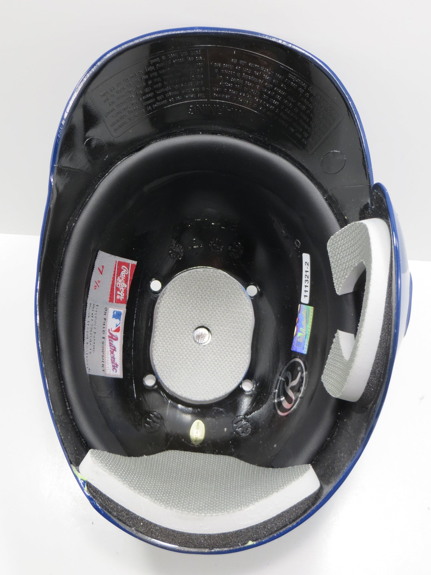 EVAN CARTER SIGNED FULL SIZE RAWLINGS TEXAS RANGERS BATTING HELMET w/FullCount